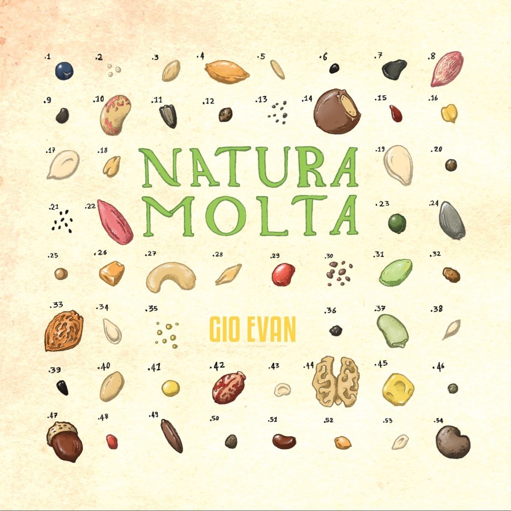 copertina dell'album Natura Molta. illustrazione di Ferruccio Carubini